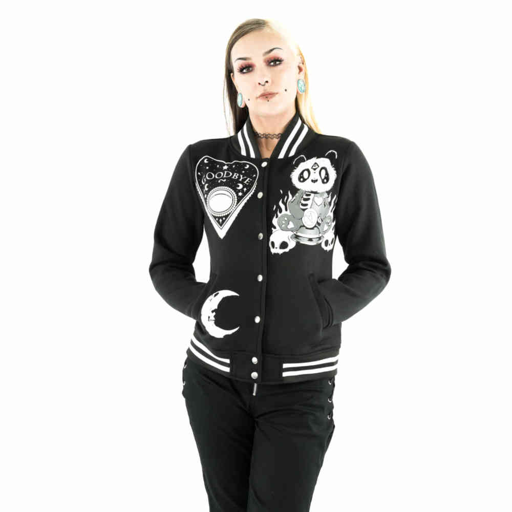 Killer Panda - Kp Séance Panda Varsity jacket - Black